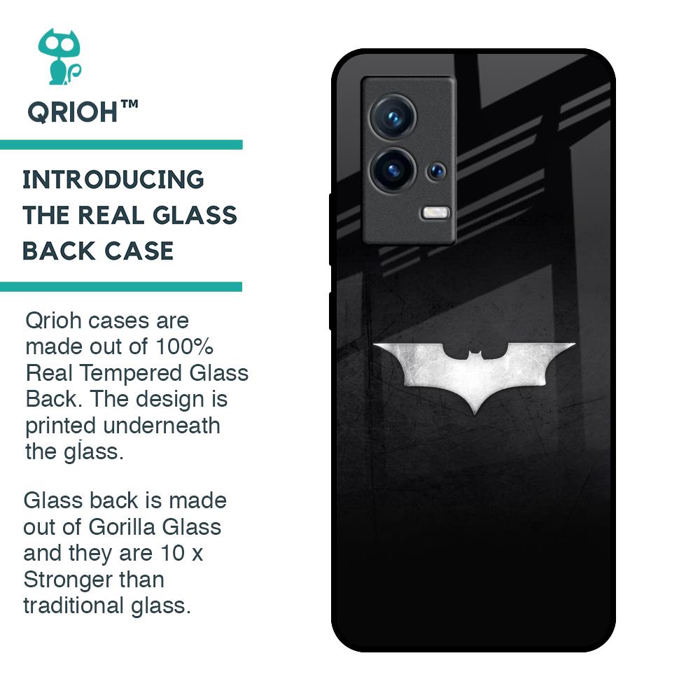 Super Hero Logo Glass Case for IQOO 9 5G