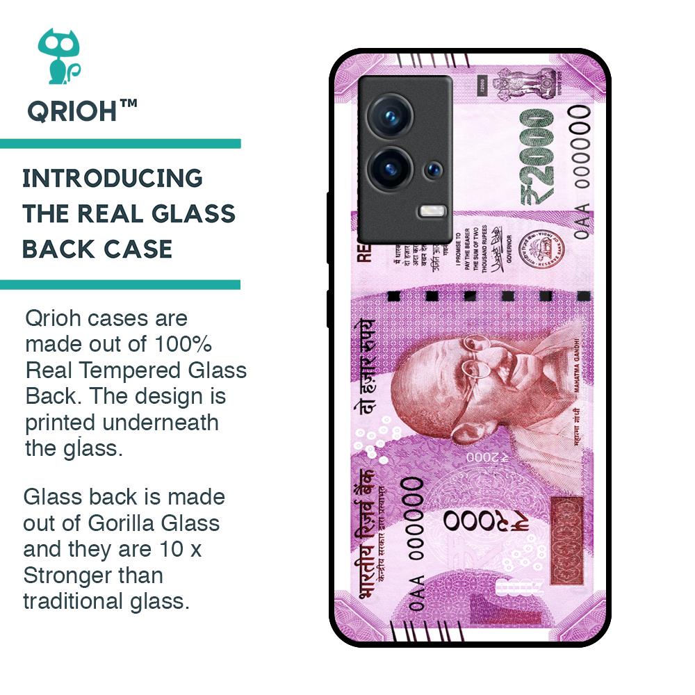 Stock Out Currency Glass Case for IQOO 9 5G