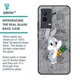 Cute Baby Bunny Glass Case for IQOO 9 5G