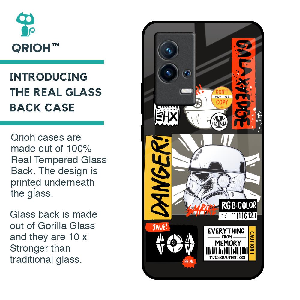 Galaxy Edge Glass Case for IQOO 9 5G