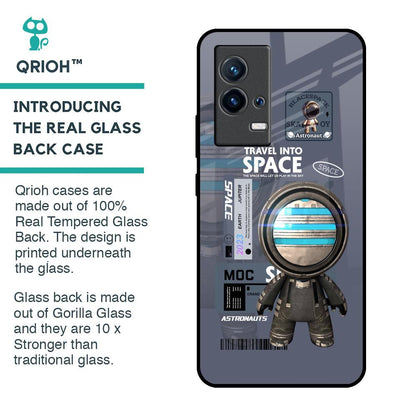 Space Travel Glass Case for IQOO 9 5G