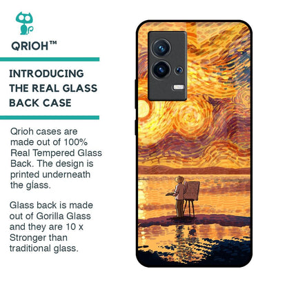Sunset Vincent Glass Case for IQOO 9 5G