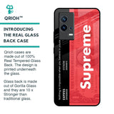 Supreme Ticket Glass Case for IQOO 9 5G