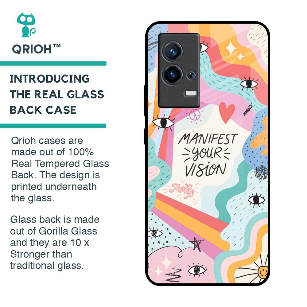 Vision Manifest Glass Case for IQOO 9 5G