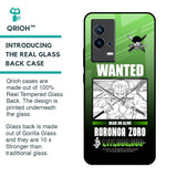 Zoro Wanted Glass Case for IQOO 9 5G