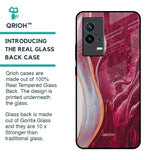 Crimson Ruby Glass Case for IQOO 9 5G