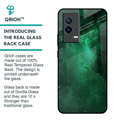 Emerald Firefly Glass Case For IQOO 9 5G