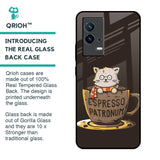 Tea With Kitty Glass Case For IQOO 9 5G