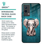 Adorable Baby Elephant Glass Case For IQOO 9 5G
