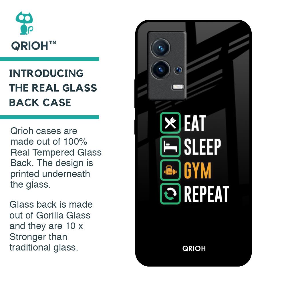 Daily Routine Glass Case for IQOO 9 5G