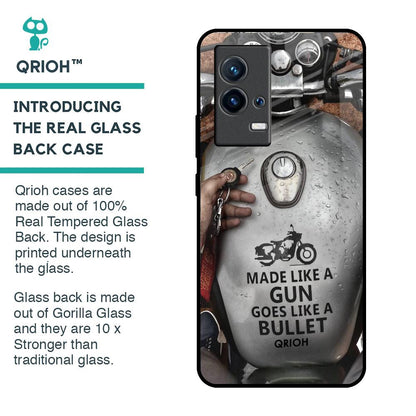 Royal Bike Glass Case for IQOO 9 5G