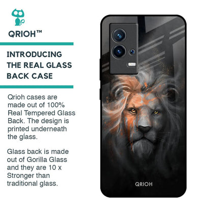 Devil Lion Glass Case for IQOO 9 5G