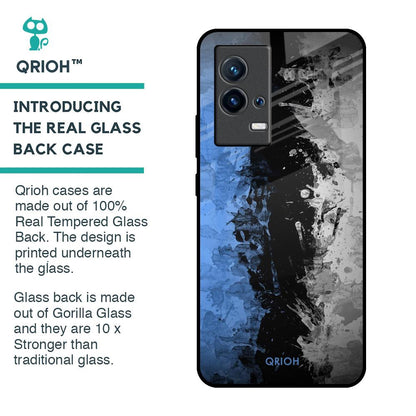 Dark Grunge Glass Case for IQOO 9 5G