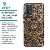 Luxury Mandala Glass Case for IQOO 9 5G