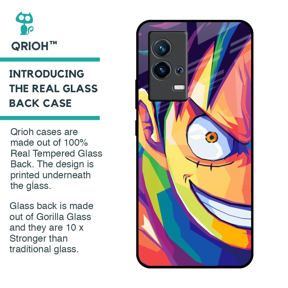 Monkey Wpap Pop Art Glass Case for IQOO 9 5G