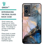 Marble Ink Abstract Glass Case for IQOO 9 5G