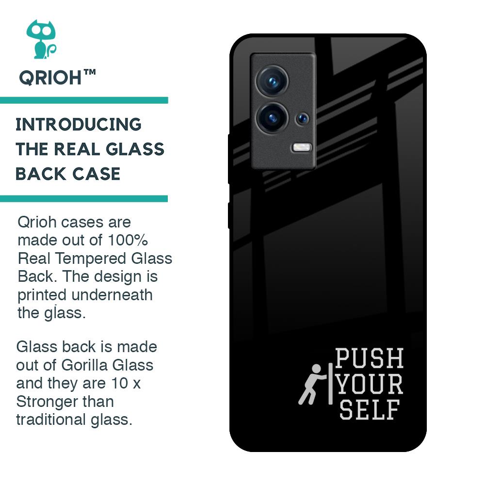 Push Your Self Glass Case for IQOO 9 5G