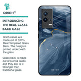 Deep Ocean Marble Glass Case for IQOO 9 5G