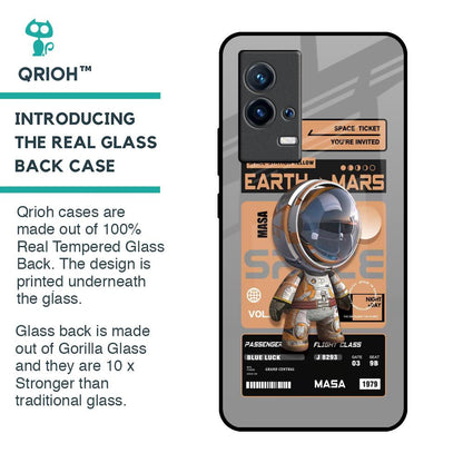 Space Ticket Glass Case for IQOO 9 5G