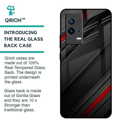 Modern Abstract Glass Case for IQOO 9 5G