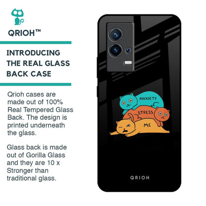 Anxiety Stress Glass Case for IQOO 9 5G