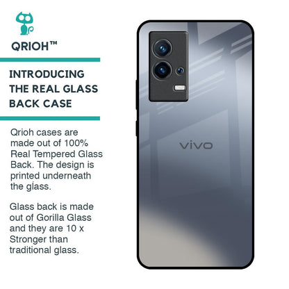 Space Grey Gradient Glass Case for IQOO 9 5G