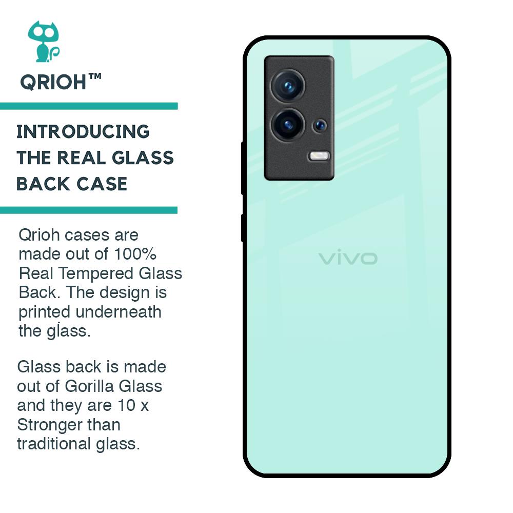 Teal Glass Case for IQOO 9 5G