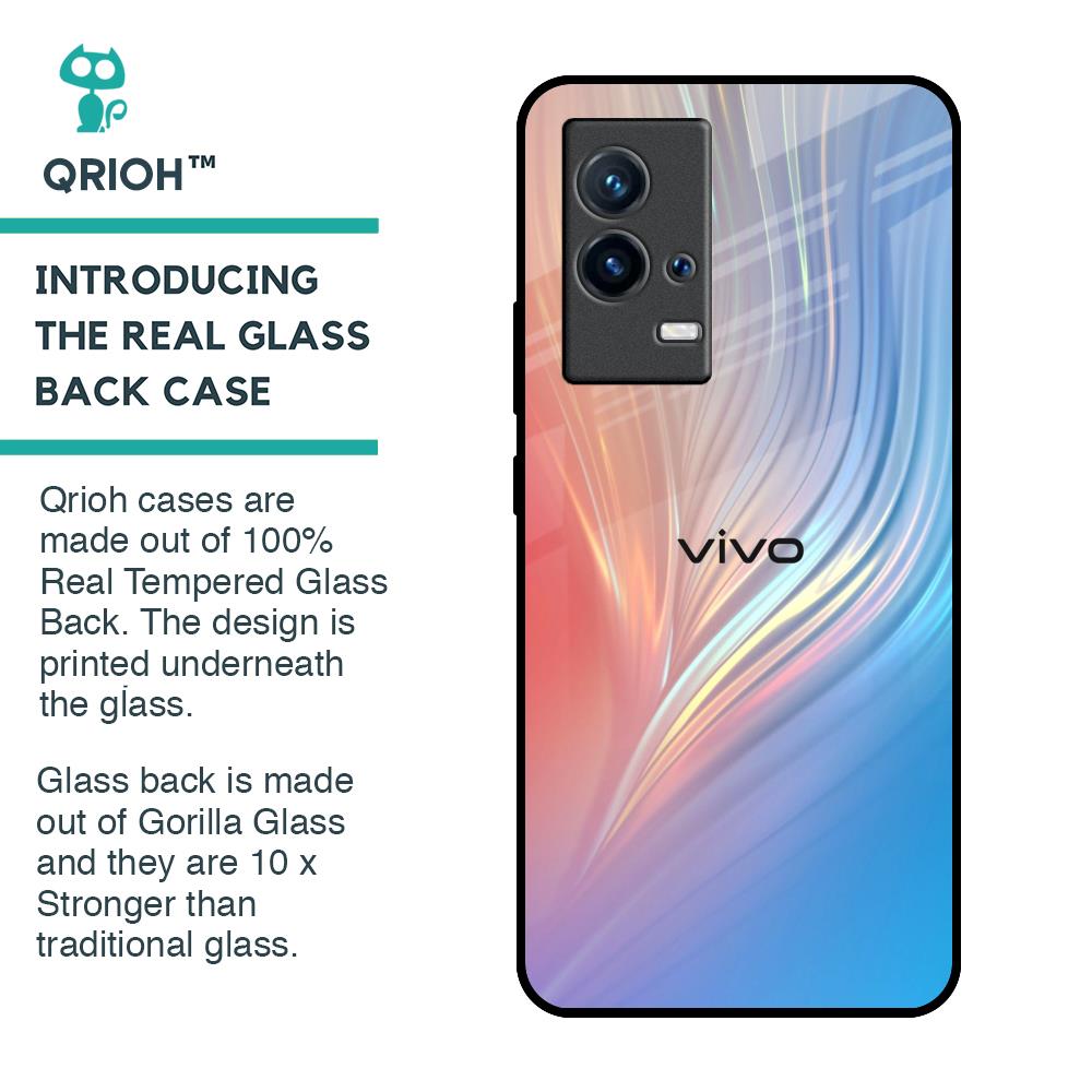 Mystic Aurora Glass Case for IQOO 9 5G