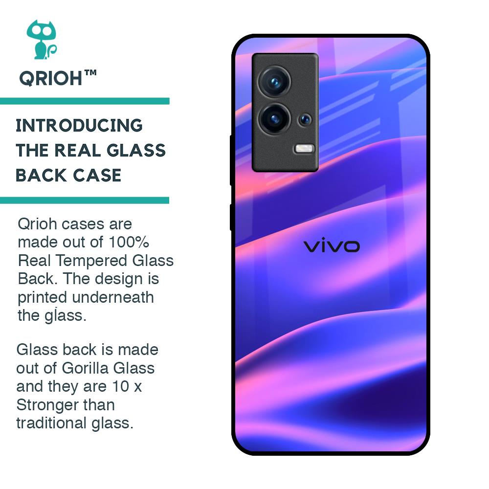 Colorful Dunes Glass Case for IQOO 9 5G