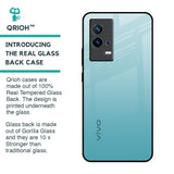 Arctic Blue Glass Case For IQOO 9 5G