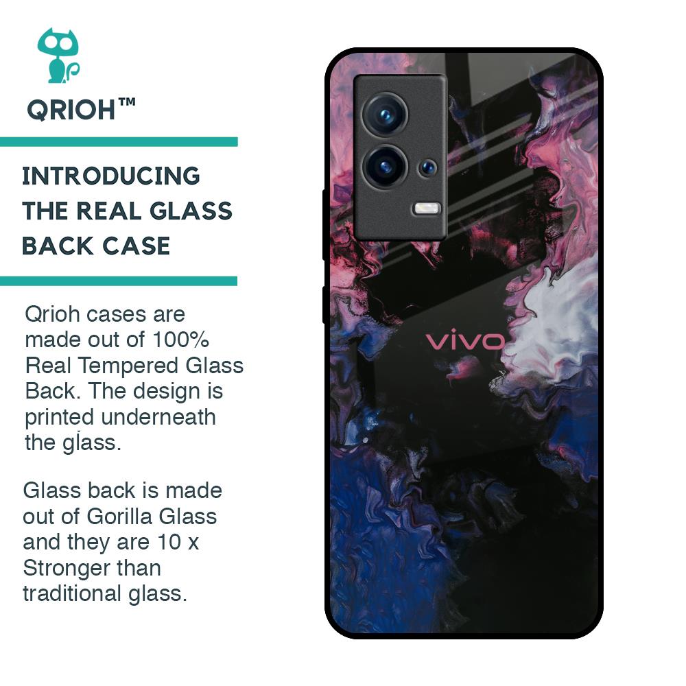 Smudge Brush Glass case for IQOO 9 5G