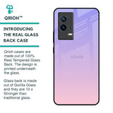 Lavender Gradient Glass Case for IQOO 9 5G