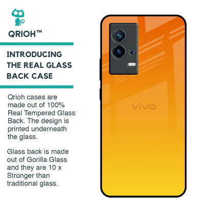 Sunset Glass Case for IQOO 9 5G