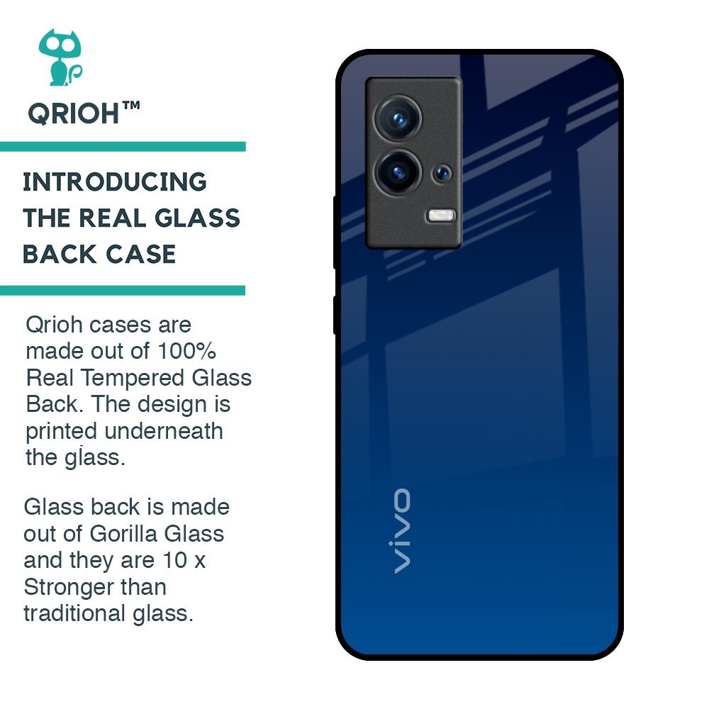 Very Blue Glass Case for IQOO 9 5G