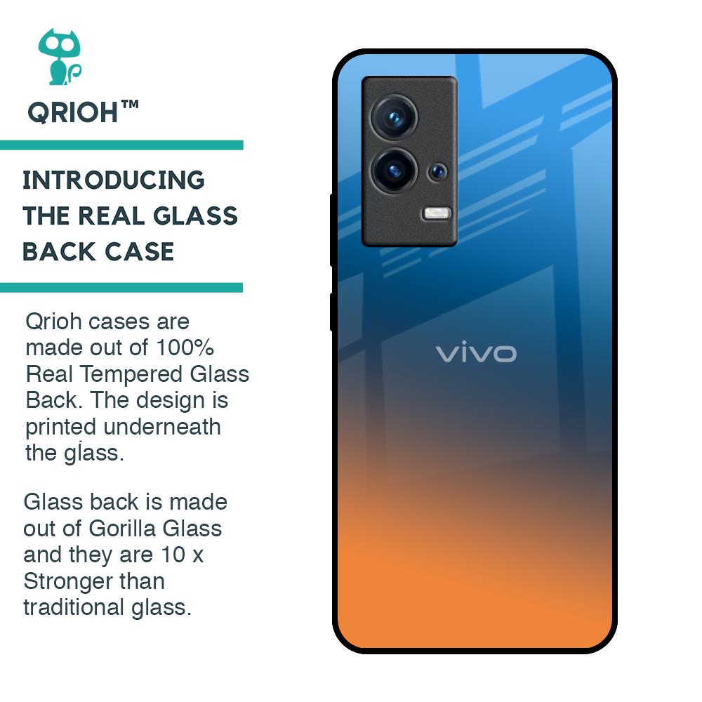 Sunset Of Ocean Glass Case for IQOO 9 5G