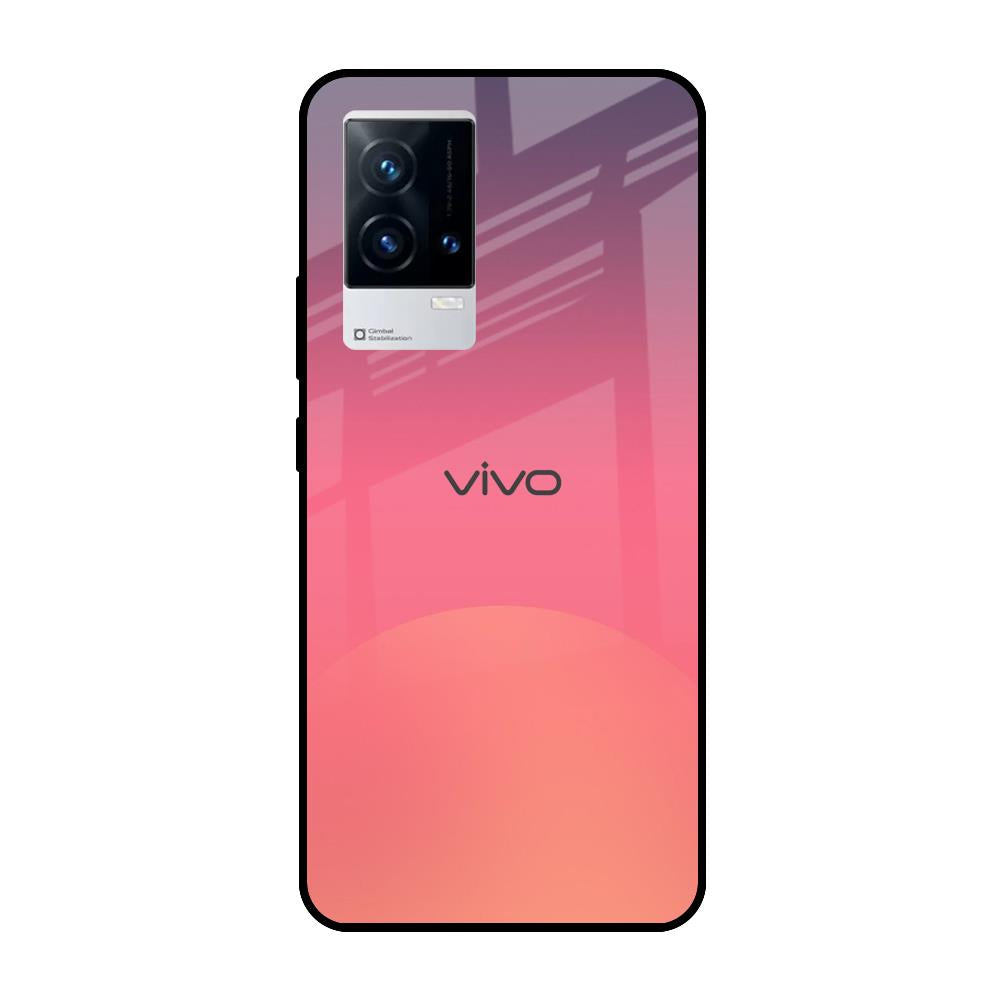 Sunset Orange IQOO 9 5G Glass Cases & Covers Online