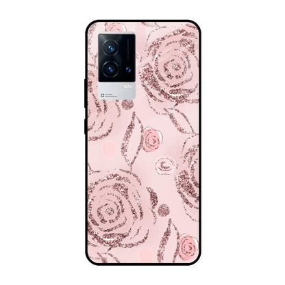 Shimmer Roses IQOO 9 5G Glass Cases & Covers Online