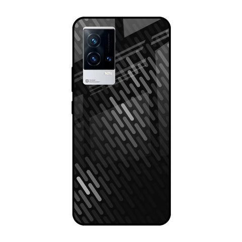 Dark Abstract Pattern IQOO 9 5G Glass Cases & Covers Online