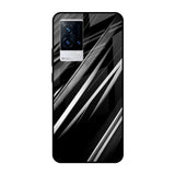 Black & Grey Gradient IQOO 9 5G Glass Cases & Covers Online