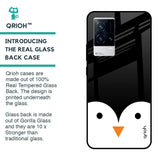 Cute Penguin Glass Case for IQOO 9 5G