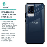 Overshadow Blue Glass Case For IQOO 9 5G