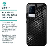 Dark Abstract Pattern Glass Case For IQOO 9 5G