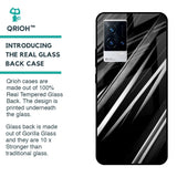 Black & Grey Gradient Glass Case For IQOO 9 5G