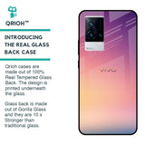 Lavender Purple Glass case for IQOO 9 5G