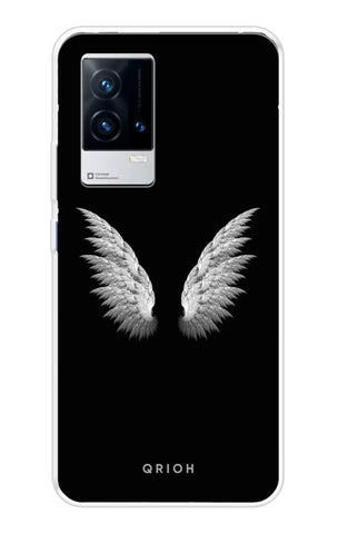White Angel Wings iQOO 9 5G Back Cover