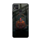 Lord Hanuman Animated Redmi 10A Glass Back Cover Online