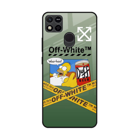Duff Beer Redmi 10A Glass Back Cover Online