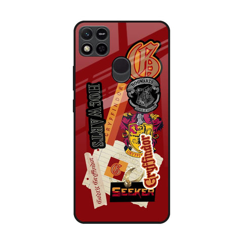 Gryffindor Redmi 10A Glass Back Cover Online