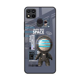 Space Travel Redmi 10A Glass Back Cover Online