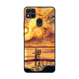 Sunset Vincent Redmi 10A Glass Back Cover Online